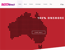 Tablet Screenshot of 24x7direct.com.au